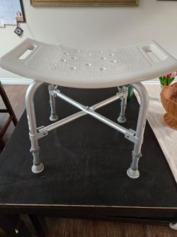 Adjustable Bath Shower Bench Seat Stool