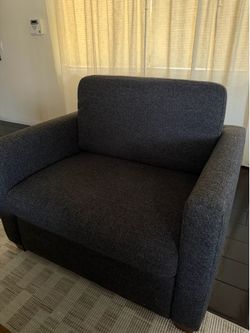 Loveseat converts to bed