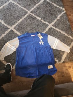 La Dodgers Throw Shirt Mitchell &ness