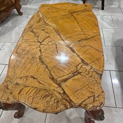 Real Marble Coffee Table And Side Table