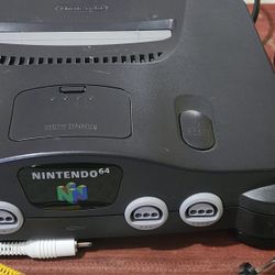 Nintendo 64 & Purple Translucent Controller 