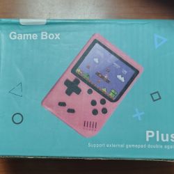 Game Box Plus Handheld Console – Retro Gaming System w/ 500 Preloaded Games - Yellow