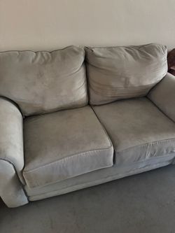 Green sofa