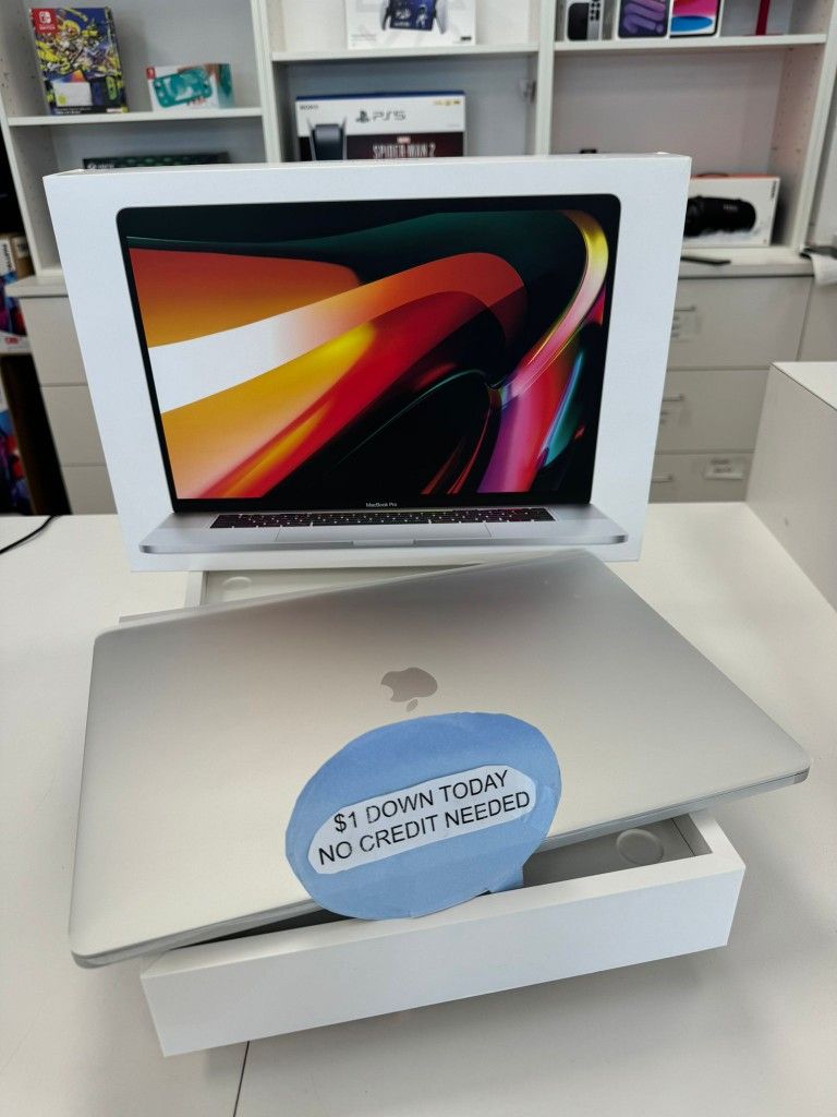 ๐ Ultimate Performance! MacBook Pro 16โ (2019) laptop๐ $5 DOWN Available ๐ฐ Own a MacBook Pro 16โ for Just $5 Down โ Pay Later! Intel Core i9, 1TB S