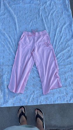 Pink sweat pants