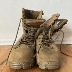 Tan Military Boots 8