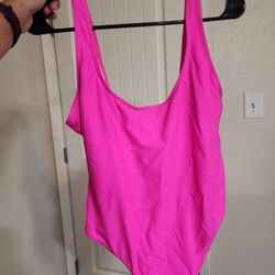 Large Hot Pink One Piece/ Body Suit