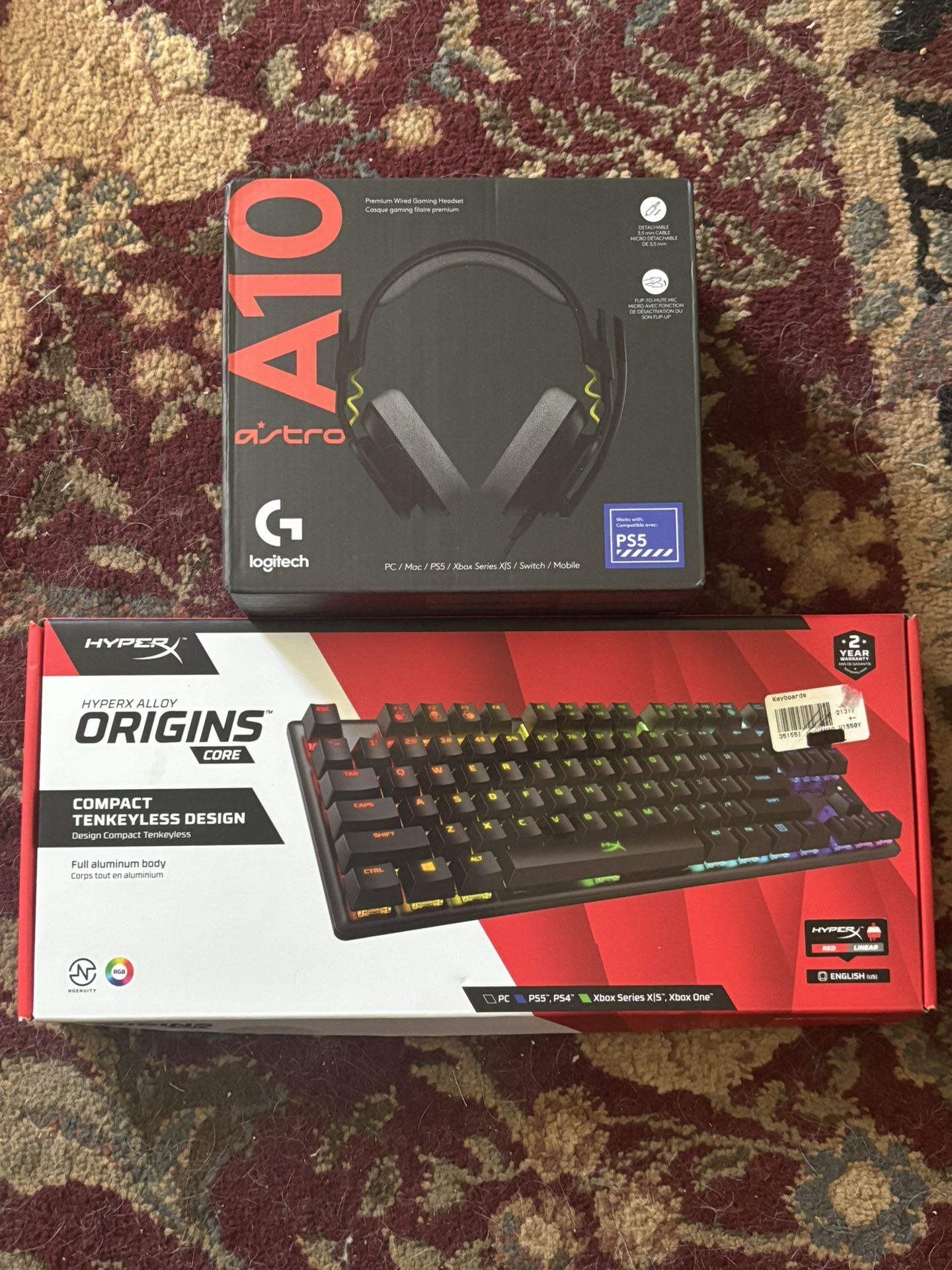 HyperX Gaming Keyboard A10 Headphones