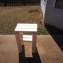 Side Stand Solid Wood