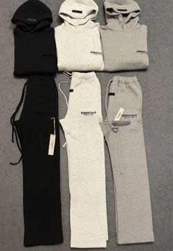 Fear of God Essentials Set (Black, Light Oatmeal, Dark Oatmeal) – XXS to XL Available