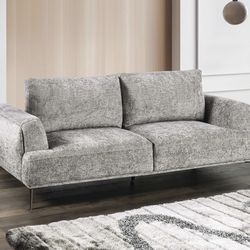 Special‼️‼️ 2 PCS Gray Sofa Set Contemporary