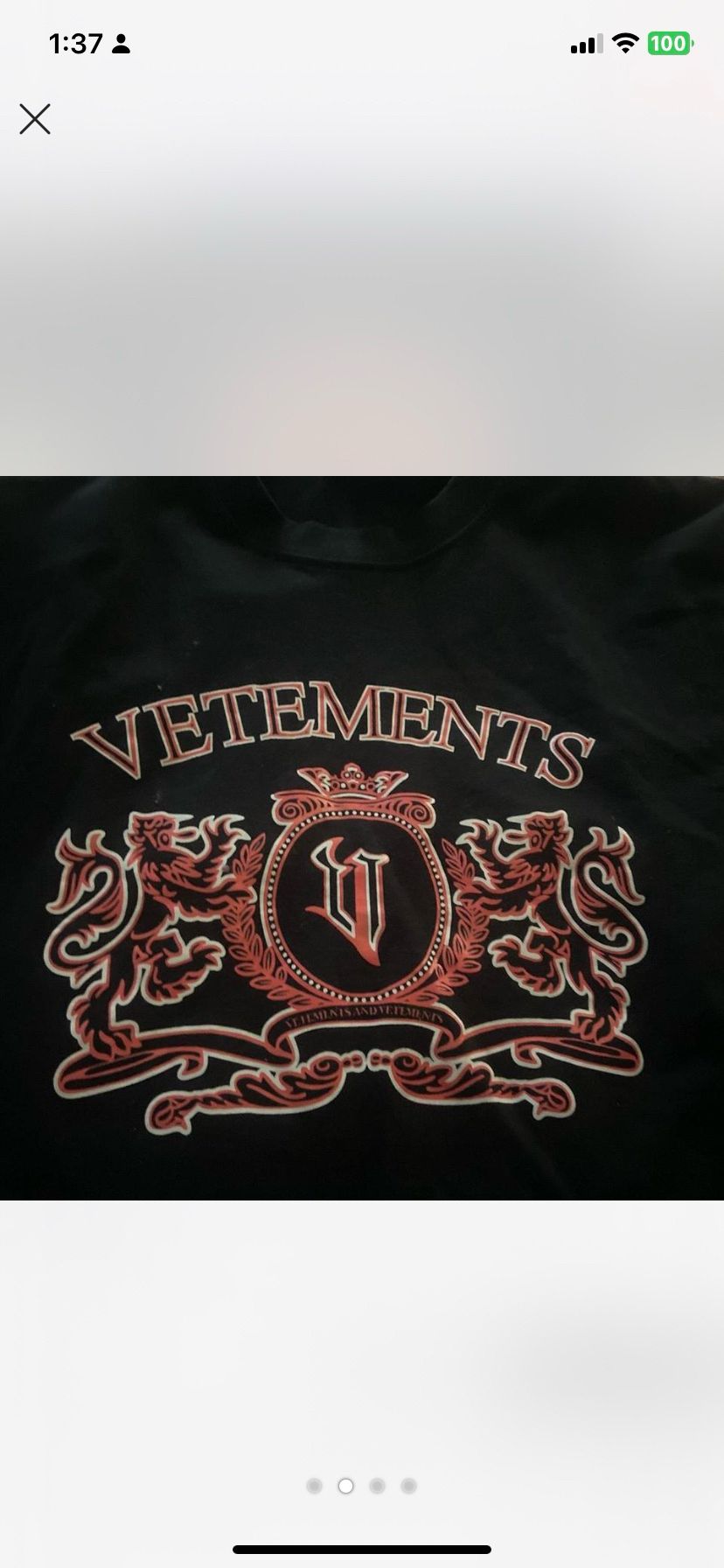 Vetements Shirt