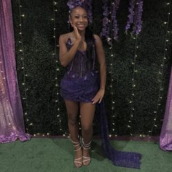Purple Birthday/Homecoming dress