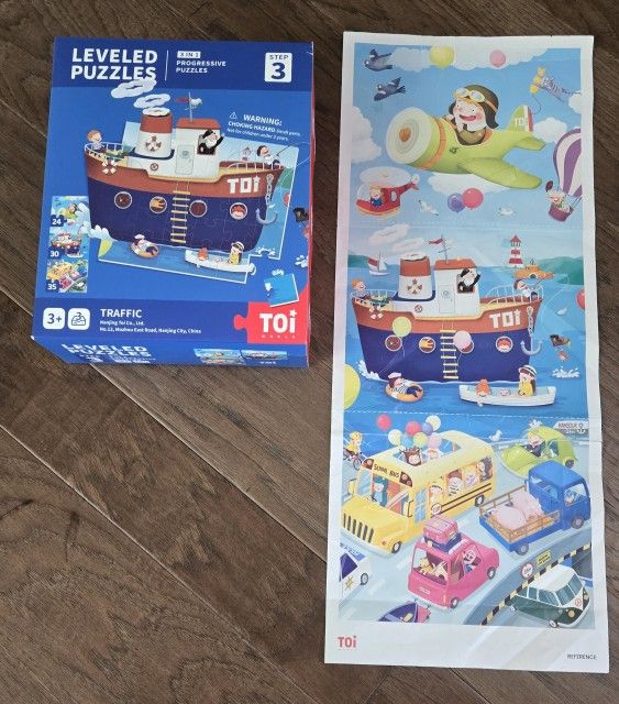 TOI World Leveling Puzzle Step 3 (3-in-1)