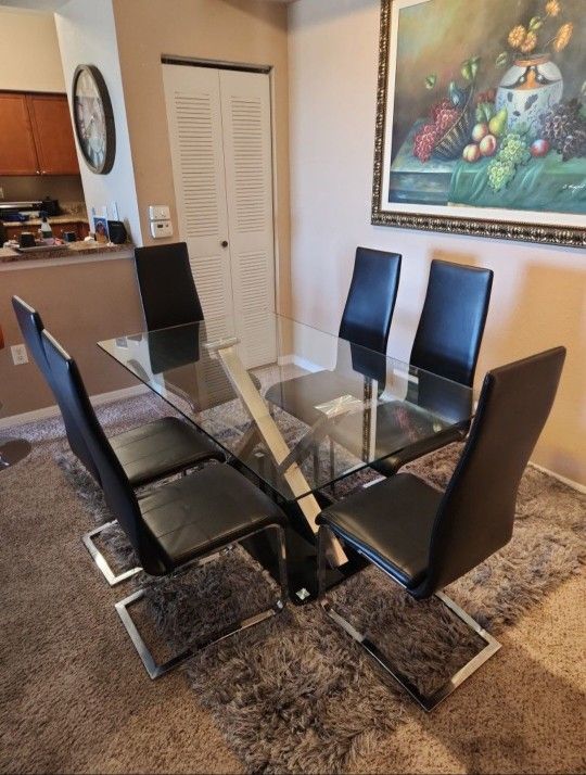 Glass Dining Table