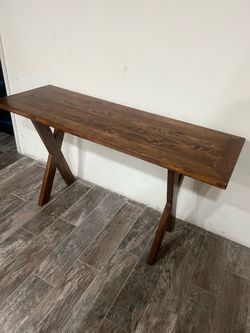 Wood Console Table / Entry Table(Mesa consola de madera / Mesa de entrada)