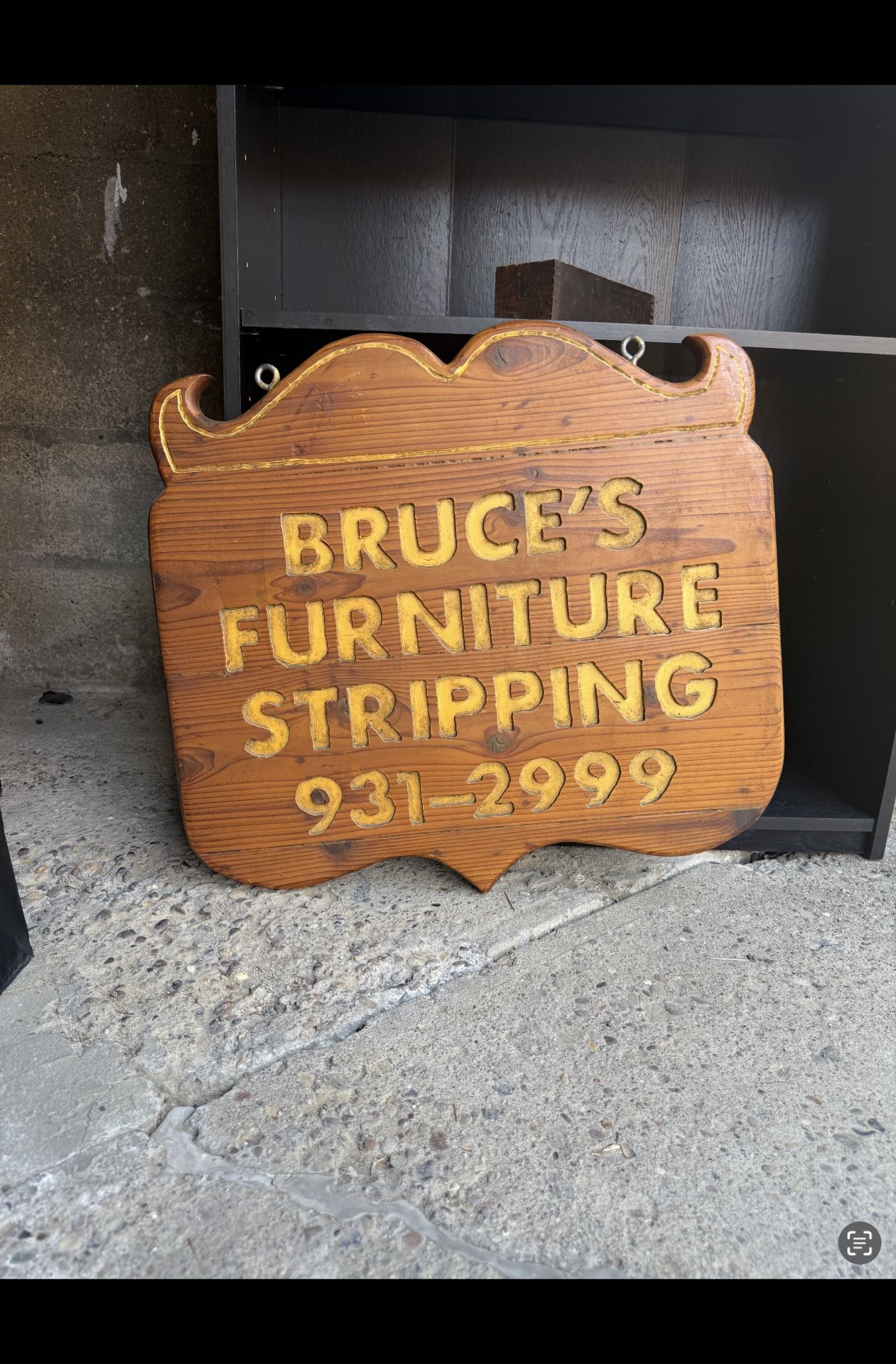 OLD WOODEN SIGN