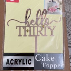 Cake Topper