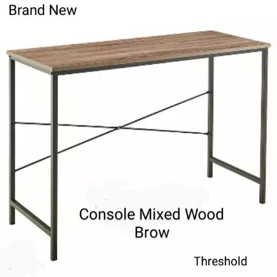 Brand New Threshold Console Mixed Table Brow