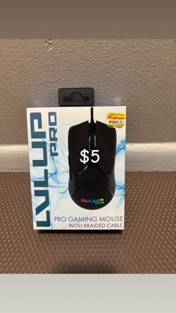 LVLUP Pro Gaming Mouse with Braided Cable