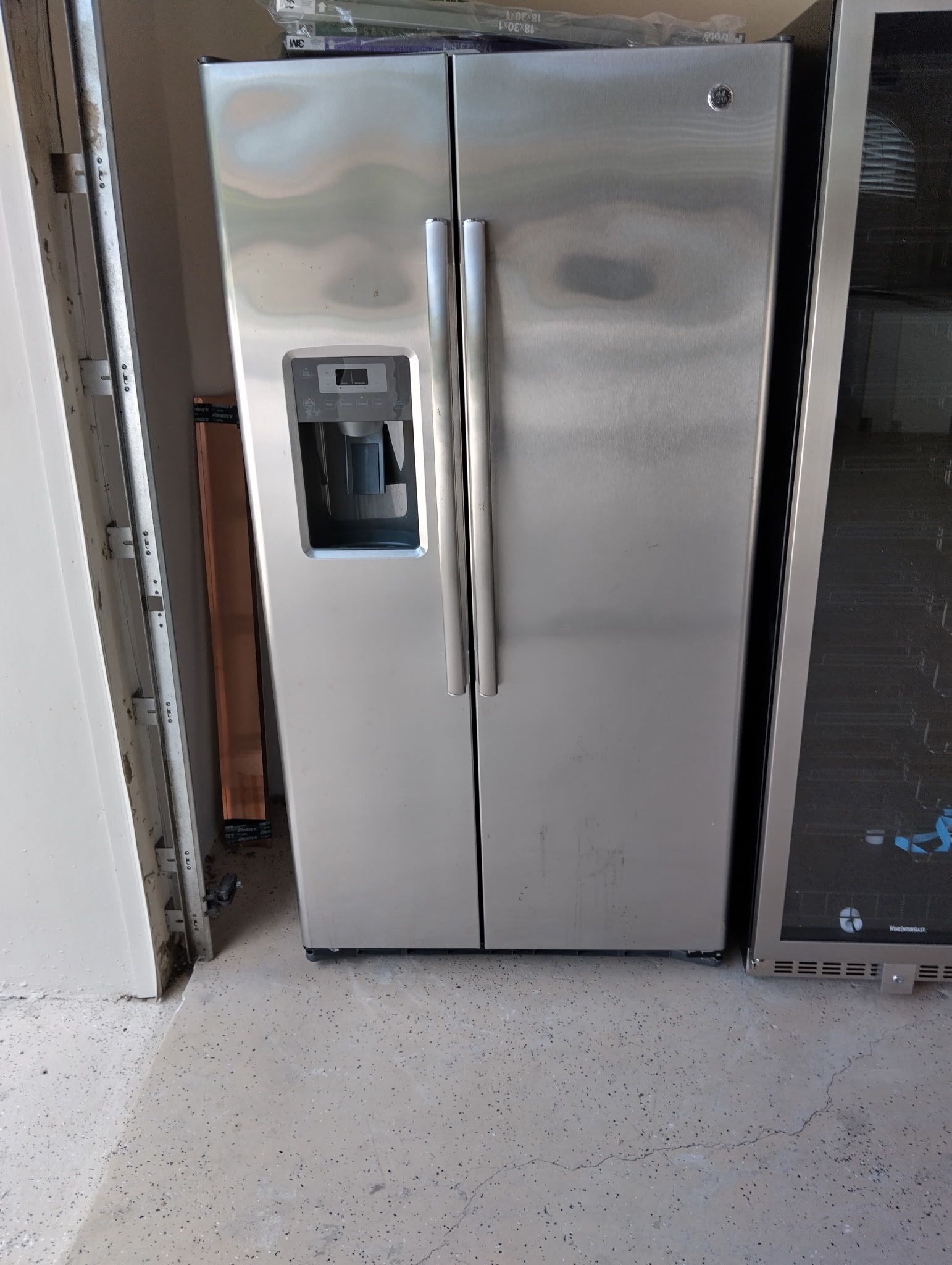 GE Side By Side Stainless