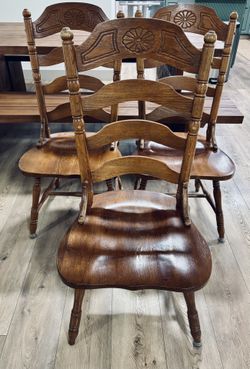 Comfy Oak Chairs