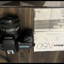 Nikon N50 With 85mm Lens 