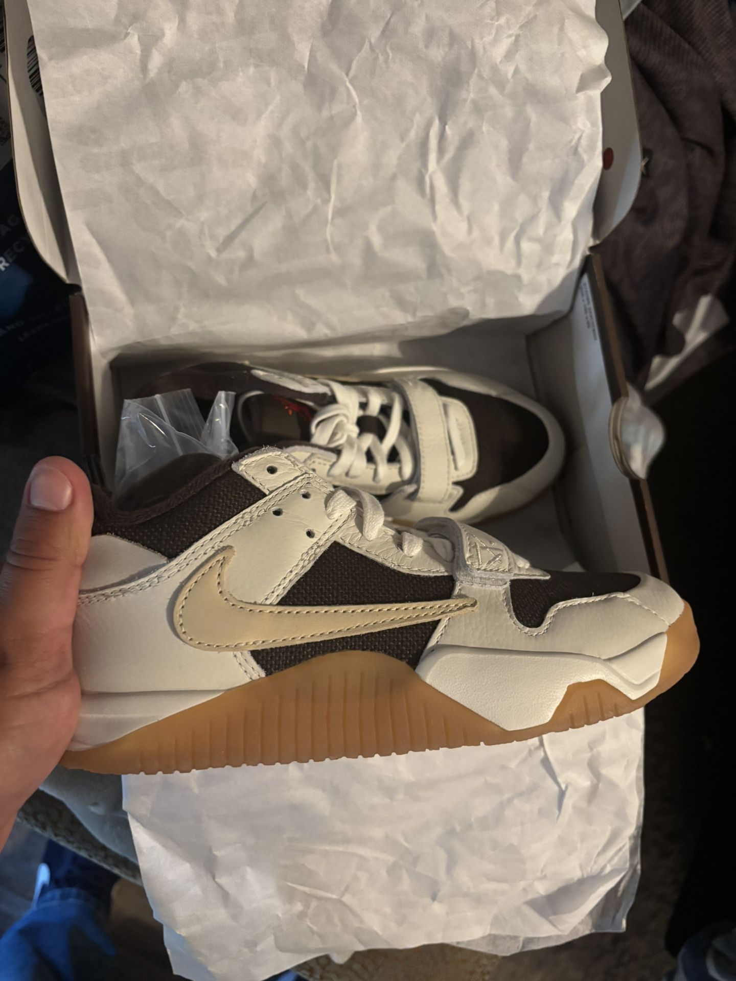 Nike cactus jack youth size 3 shoes