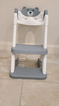 Cooseya Toilet Seat, Potty Training Seat with Steps