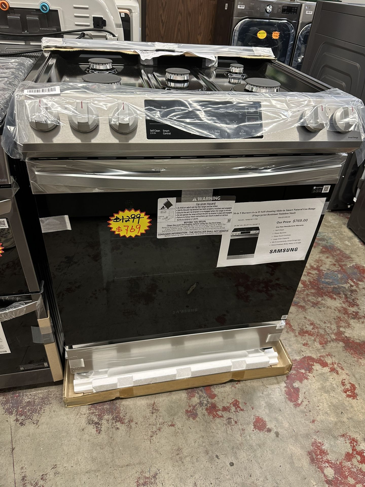 Brand New🎉Samsung 30” Gas Stove 🔥