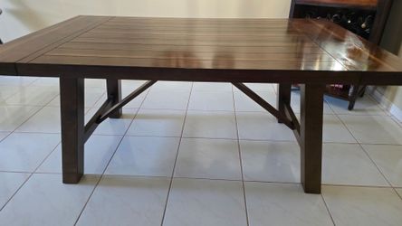 Wooden farm style table