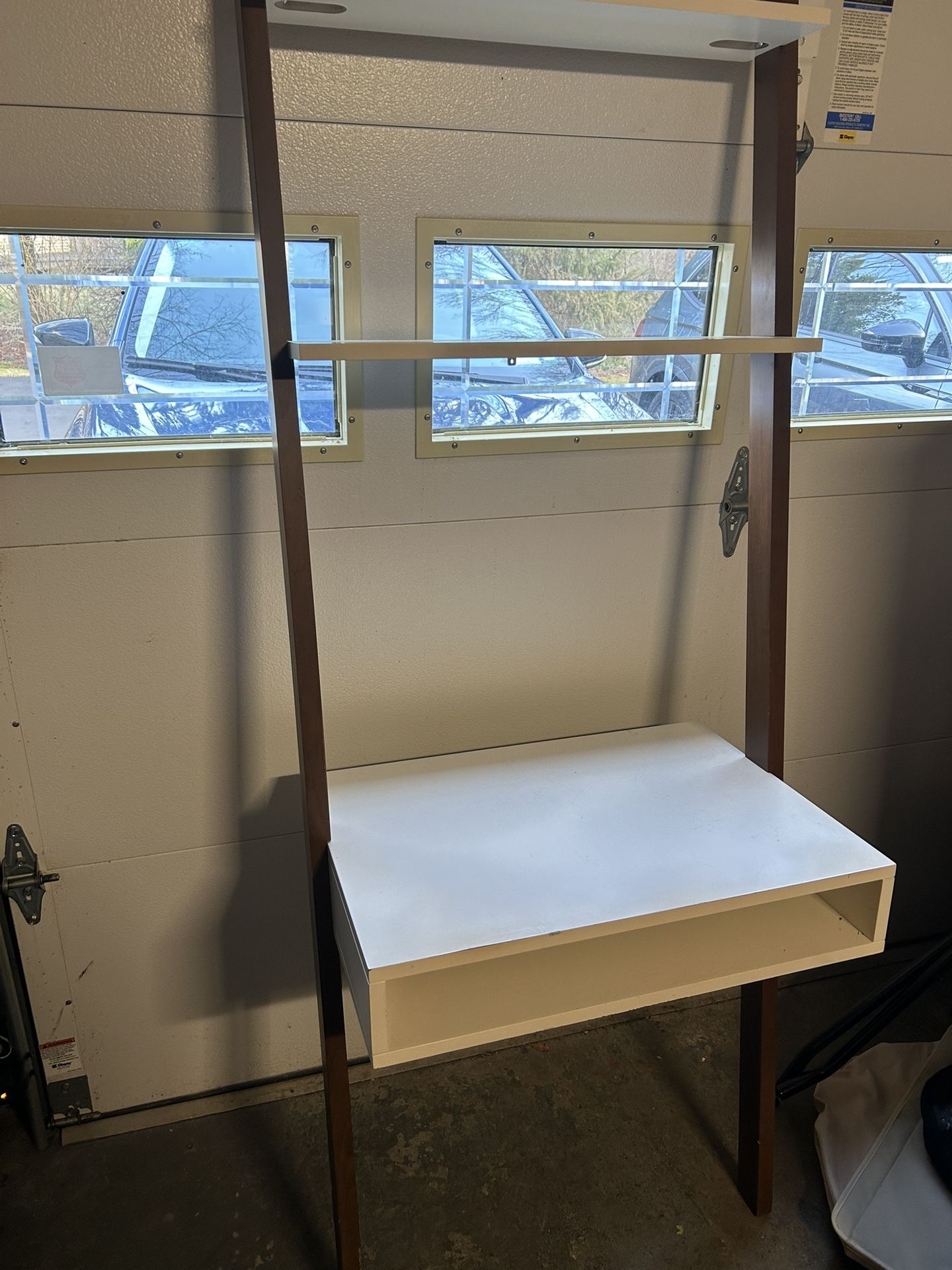 West Elm Ladder Shelf Wall Desk