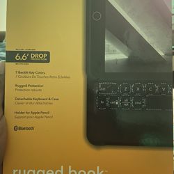ZAGG Rugged Book iPad Case with Detachable Magnetic-Hinged Keyboard