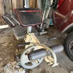 Weight Bench With Weights And Bar