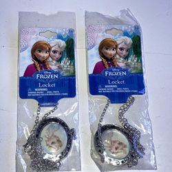 Lot Of 2 Disney Frozen Lockets Brand New