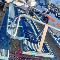 Outdoor Picnic Or Lunch Tables