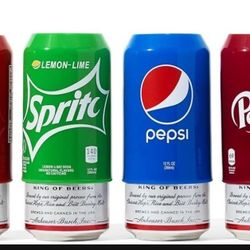 Silicone 12 Ounce Can Covers - 4 pack