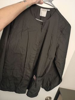 Scrub Zone Dark black Scrub Top Size S