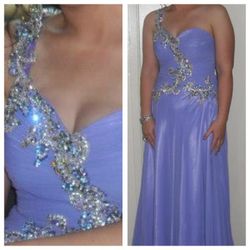 Purple dress for weeding