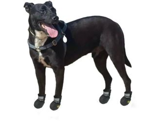New black dog non slip shoes. Med to large dogs