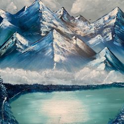 Landscape Oil Painting 36x36