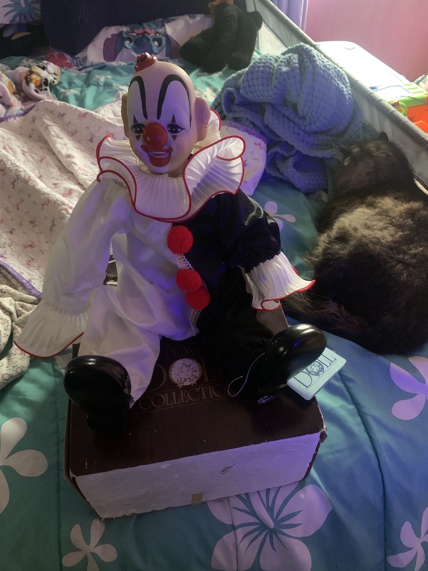 Vintage Dynasty Doll Named Sitting Clown