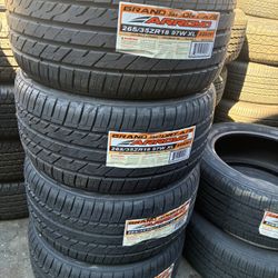 4 New 265/35/19 Arroyo Tires installed And Balanced 