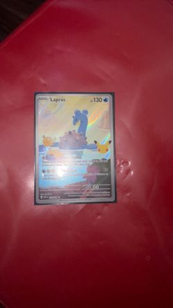 Lapras Holo Pokémon Trading Card 131/128