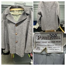Pendleton High Grade Western Wear Overcoat.