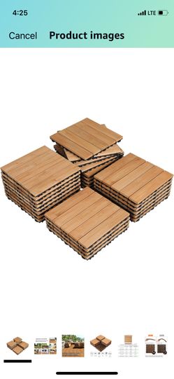 27PCS Interlocking Patio Deck Tiles  Outdoor 