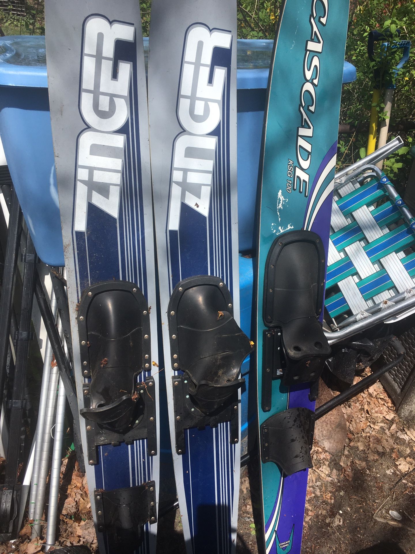 Single and double waterski sets all for only $75