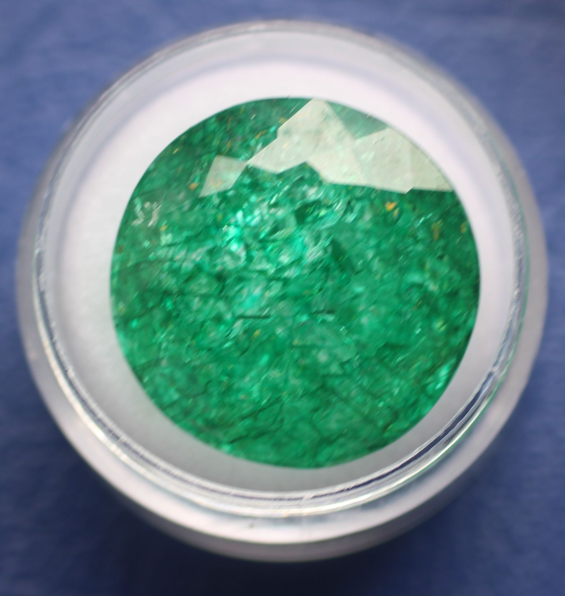 Green Emerald Colombia Round Shape