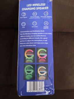 LED Wireless Charging Speaker