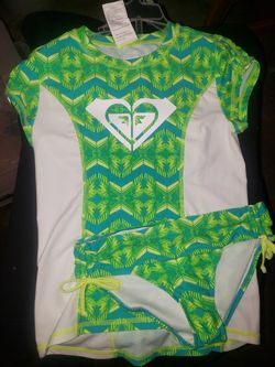 ROXY GIRLS SZ12 SWIM SUITE